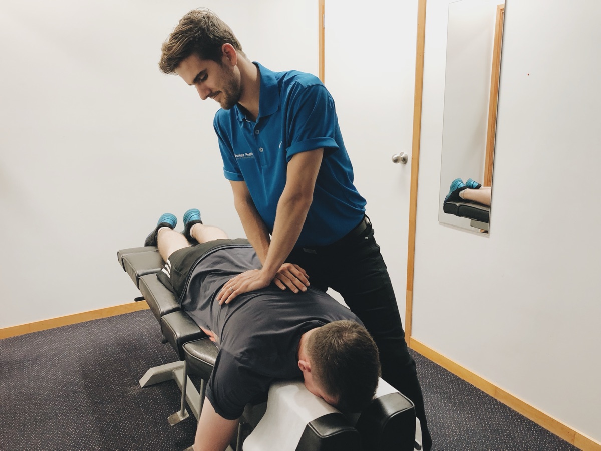 Chiropractic lower back treatment at Absolute Health Mooloolaba